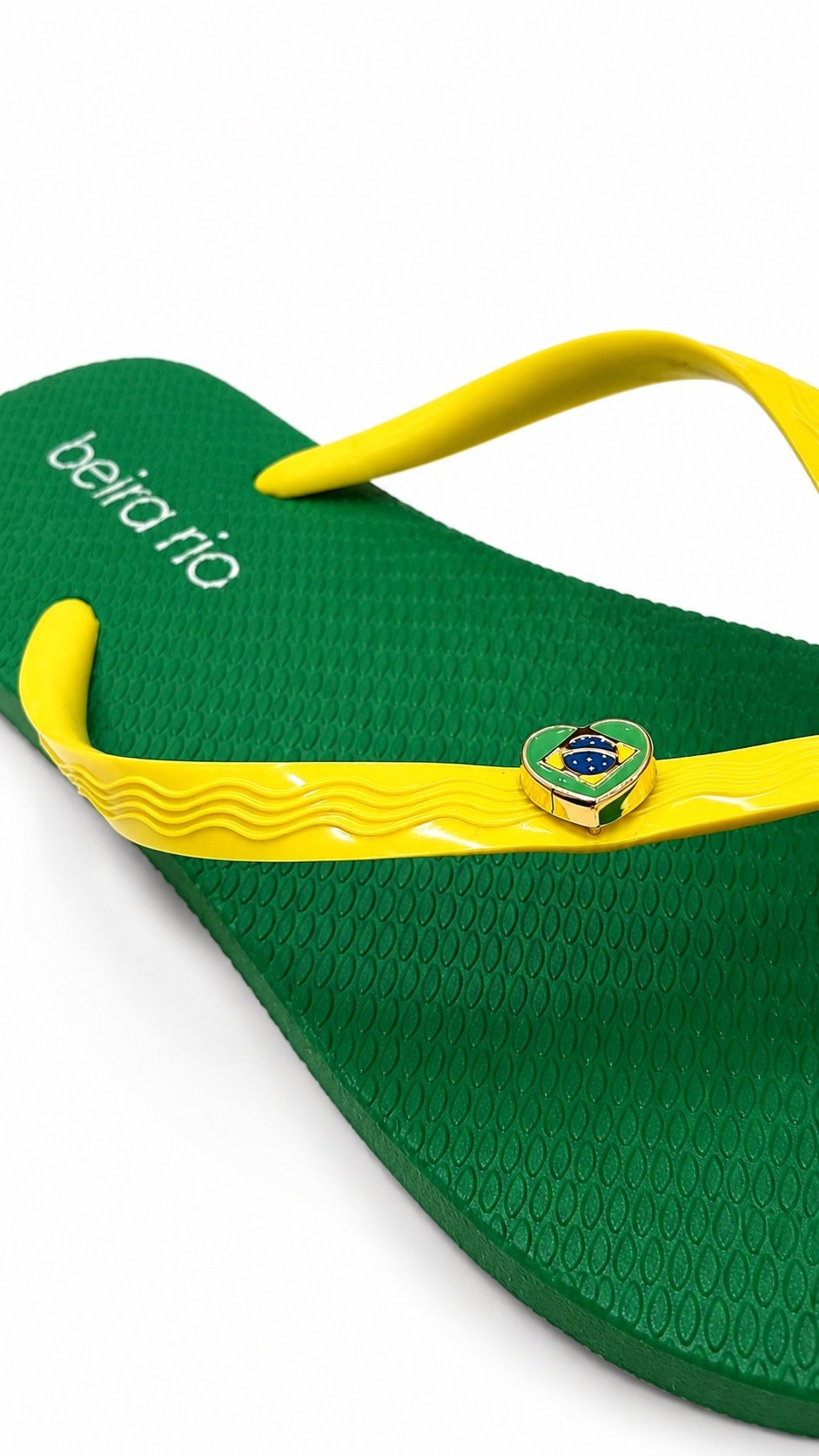 Chinelo Beira Rio Amarelo Verde Design Exclusivo Feminino Verde/Amarelo 5