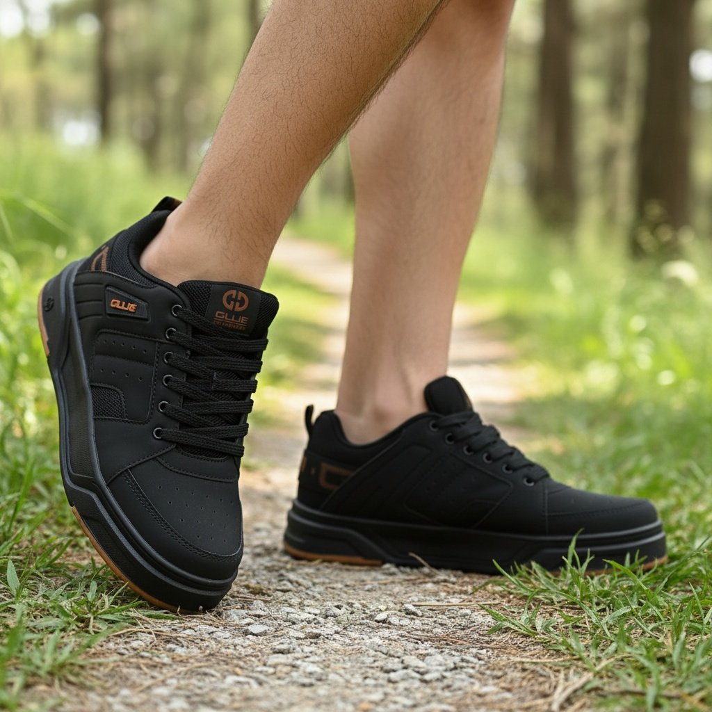Tenis Ollie Nitro 2 Preto Masculino Casual Elegante Preto 3