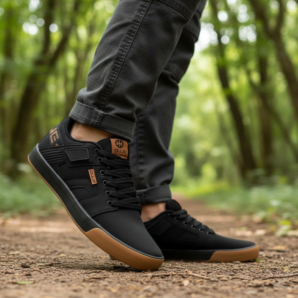 Tenis Ollie Neo 3 Preto Estilo Moderno Alta Durabilidade Preto 3