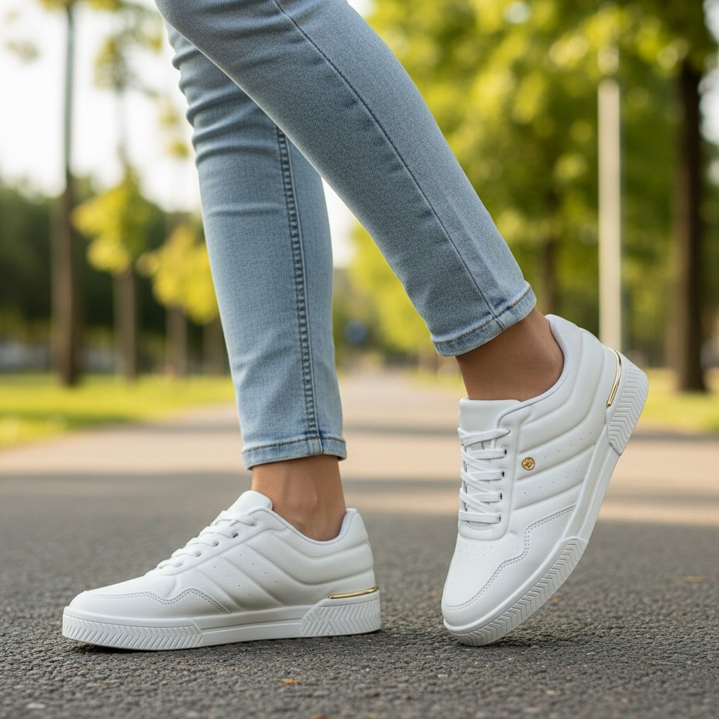 Tenis Kolosh Branco Feminino Anatomico Estilo Urbano Branco 4