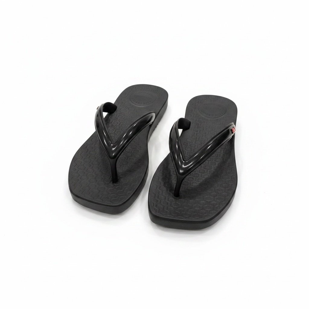 Ipanema Chinelo Feminino Preto Feminino Alta Durabilidade Preto/Rosa 3
