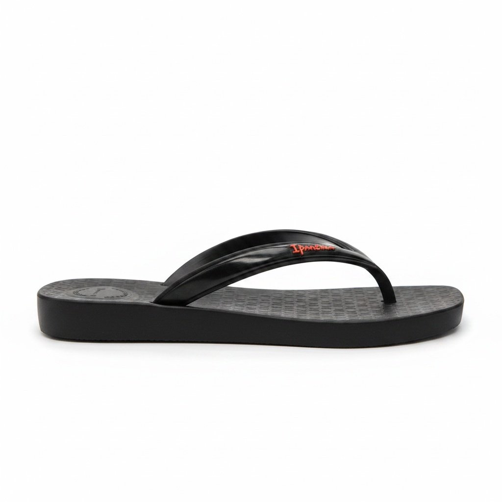 Ipanema Chinelo Feminino Preto Feminino Alta Durabilidade Preto/Rosa 4