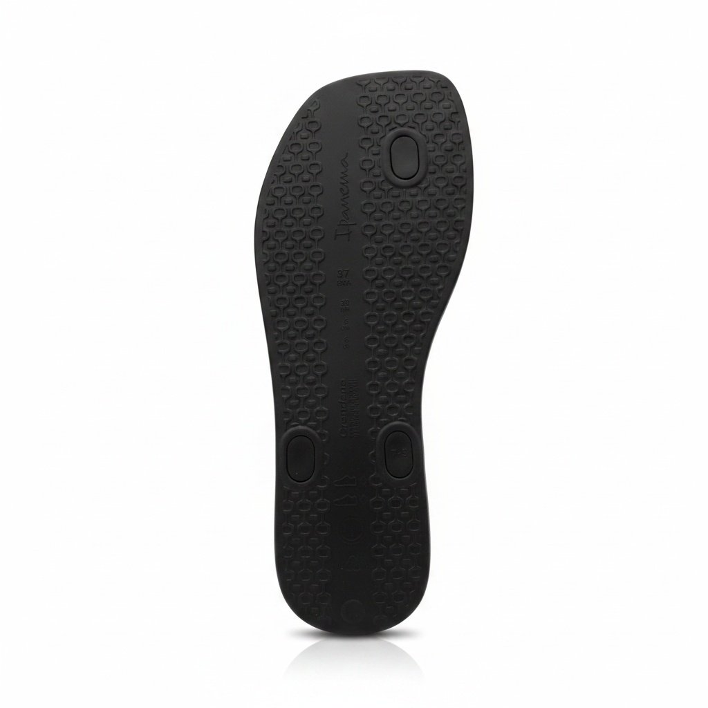 Ipanema Chinelo Feminino Preto Feminino Alta Durabilidade Preto/Rosa 6