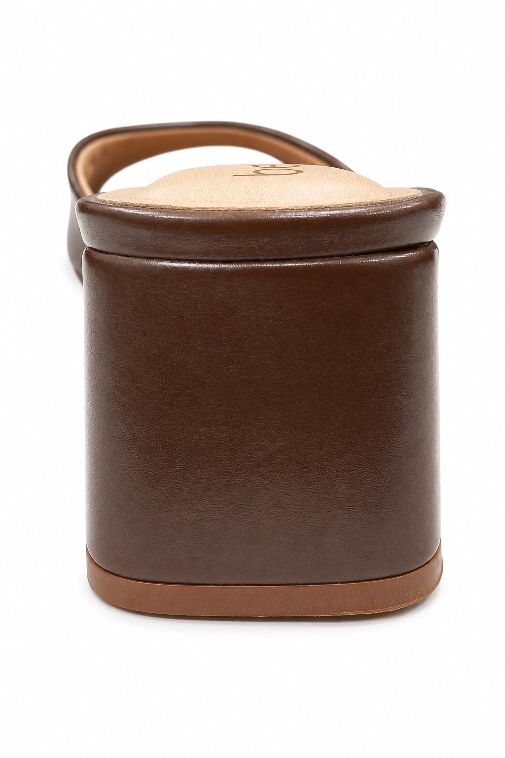 Tamanco Beira Rio Elegance Chocolate Salto Bloco Quadrado Marrom 5