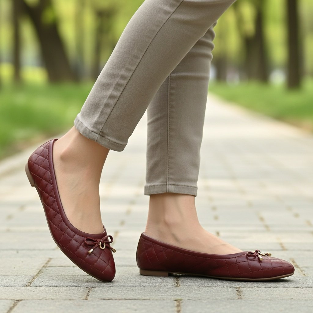 Sapatilha Modare Bico Fino Cherry Laco Matelasse Feminino Vermelho 2