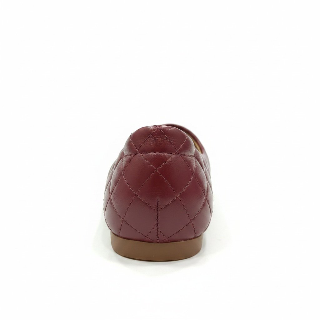 Sapatilha Modare Bico Fino Cherry Laco Matelasse Feminino Vermelho 5
