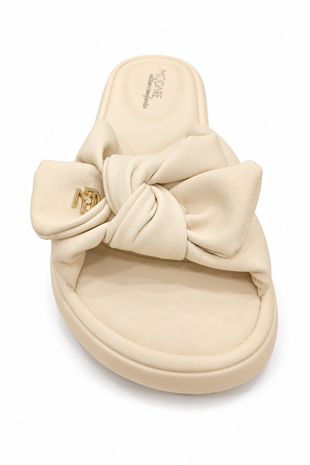 Tamanco Modare Creme Laco Feminino Anatomico Casual Bege 3