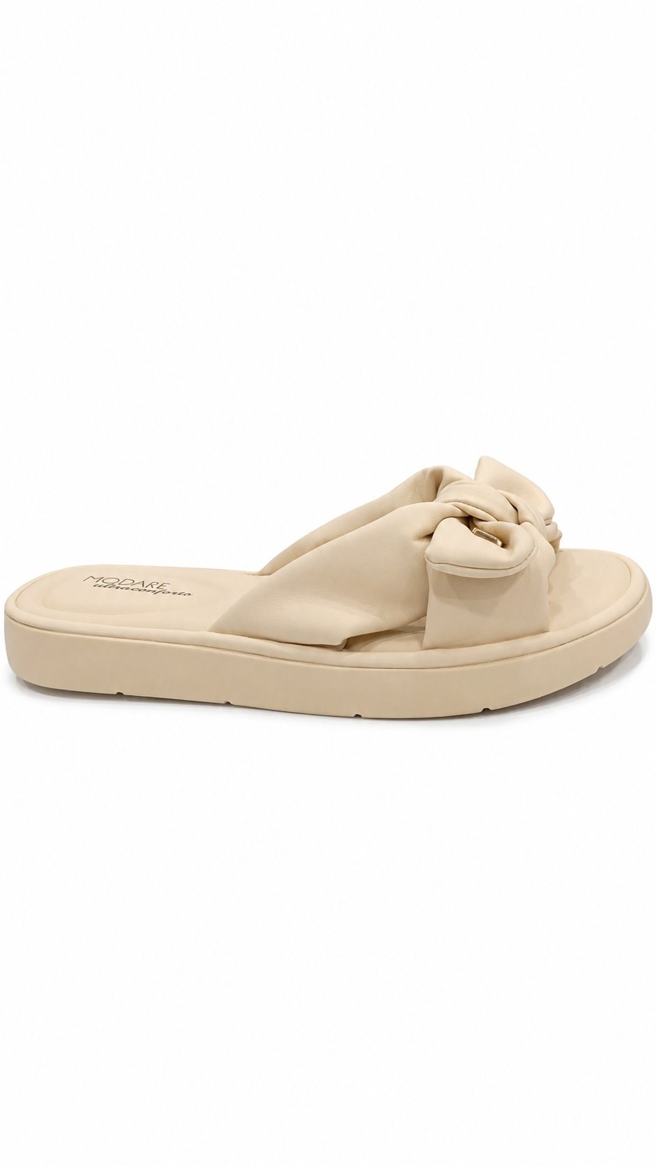 Tamanco Modare Creme Laco Feminino Anatomico Casual Bege 4