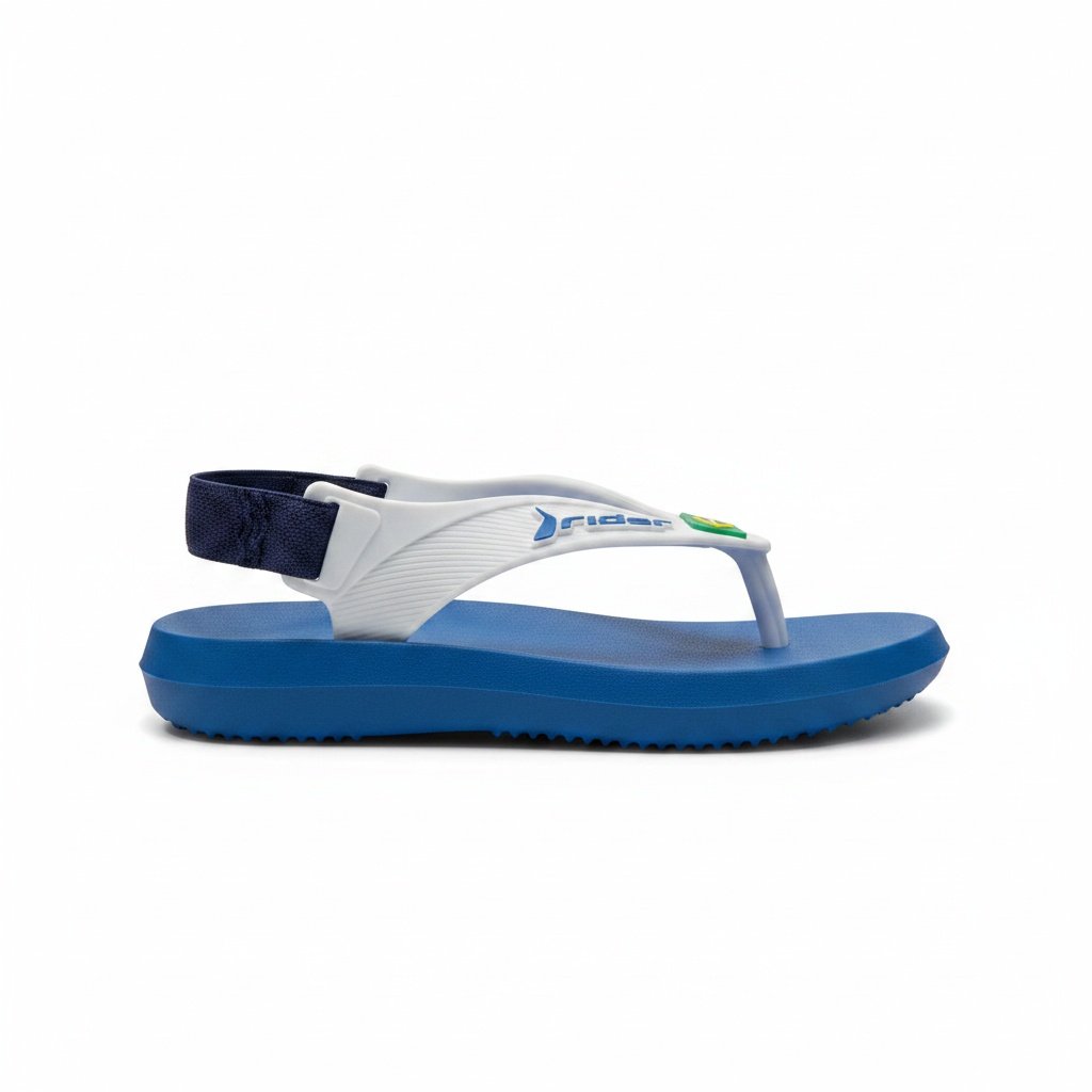 Chinelo Rider Infantil Azul Branco Meninos Alta Qualidade Azul 3