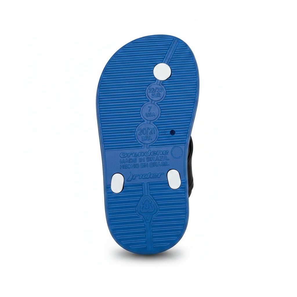 Chinelo Rider Infantil Azul Branco Meninos Alta Qualidade Azul 6