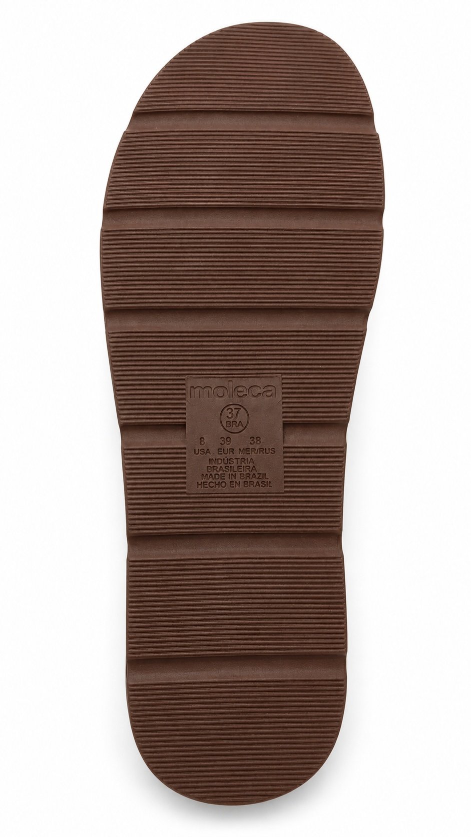 Tamanco Moleca Slide Chocolate Strass Estilo Urbano Marrom 6