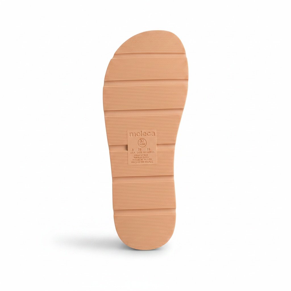 Sandalia Moleca Feminino Nude Toque Luminoso Fivela Ajustavel Bege 6