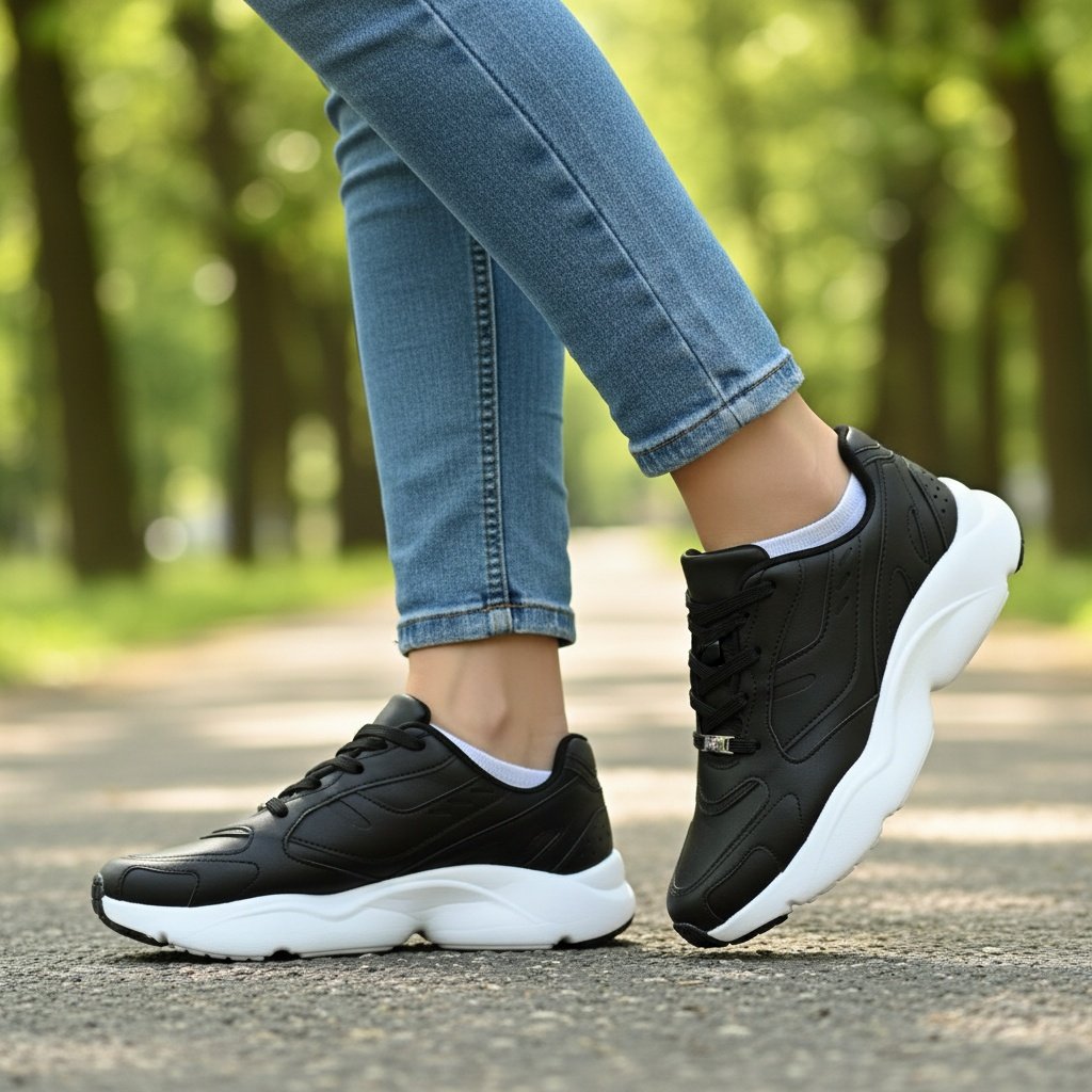 Tenis Feminino Vizzano Preto Estilo Urbano Cadarco Preto 3