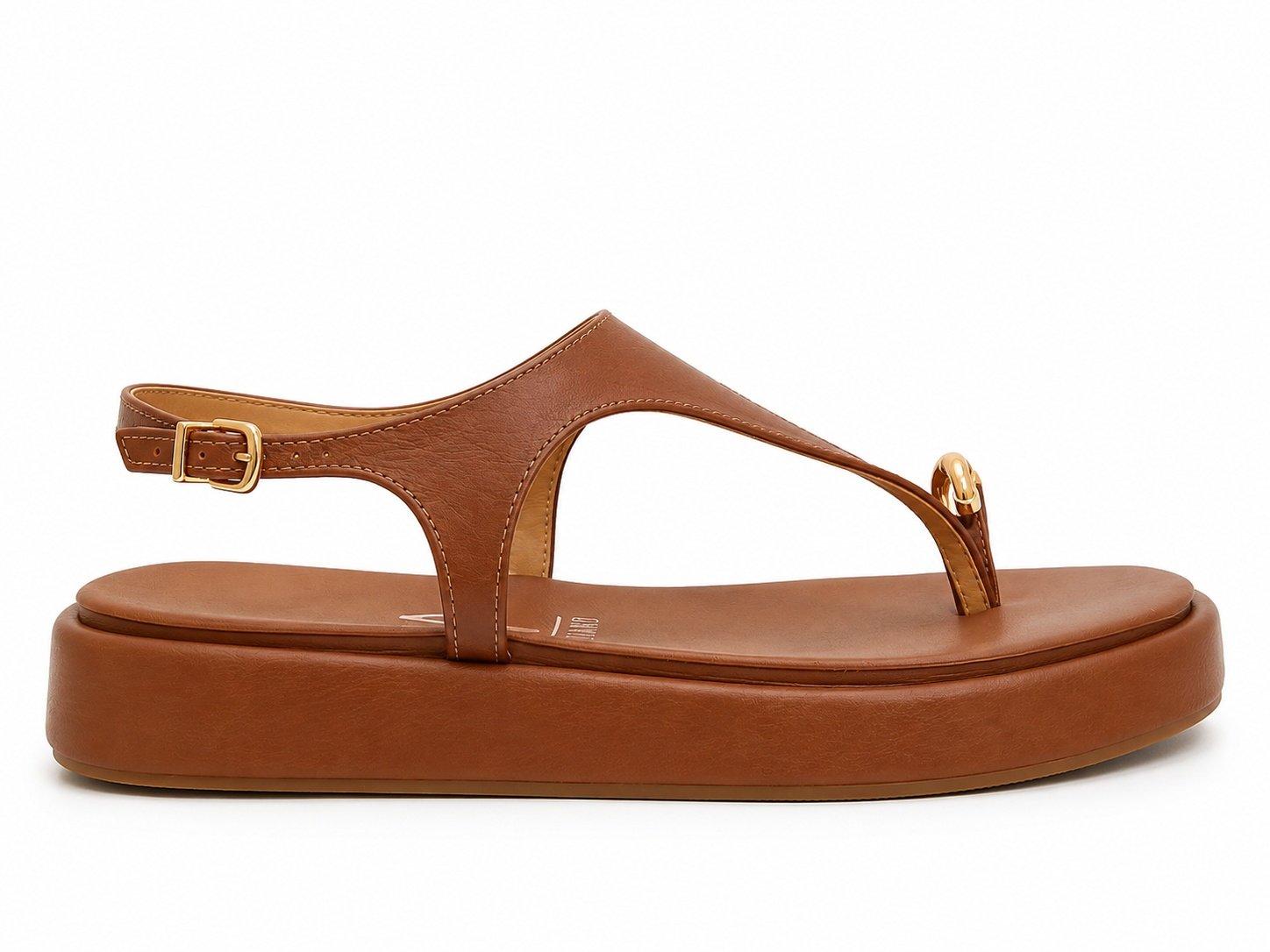 Sandalia Vizzano Mocca Feminino Fecho Ajustavel Moda Verao Marrom 2