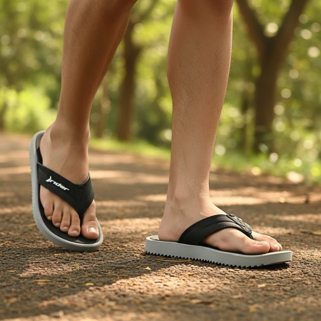 Chinelo Rider Masculino Preto Cinza Solado Aderente Cinza/Verde 2