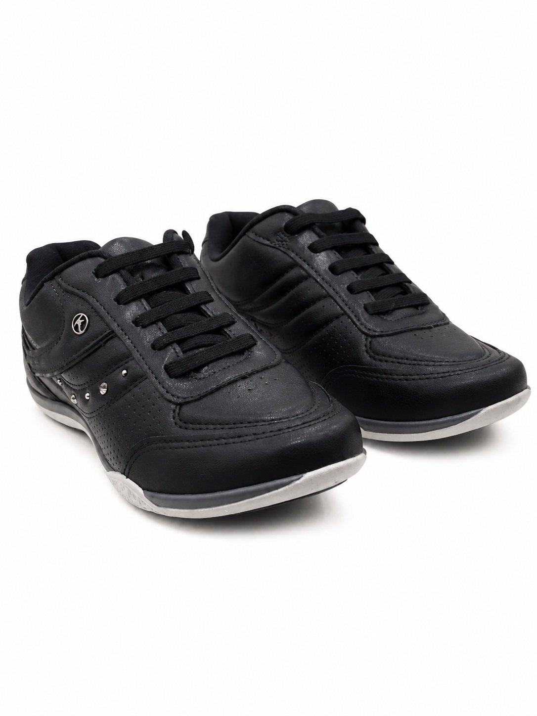 Tenis Kolosh Feminino Preto Cadarco Conforto Solado Branco Preto 5