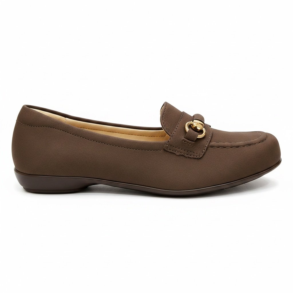 Sapatilha Modare Feminino Chocolate Design Versatil Leveza Marrom 5
