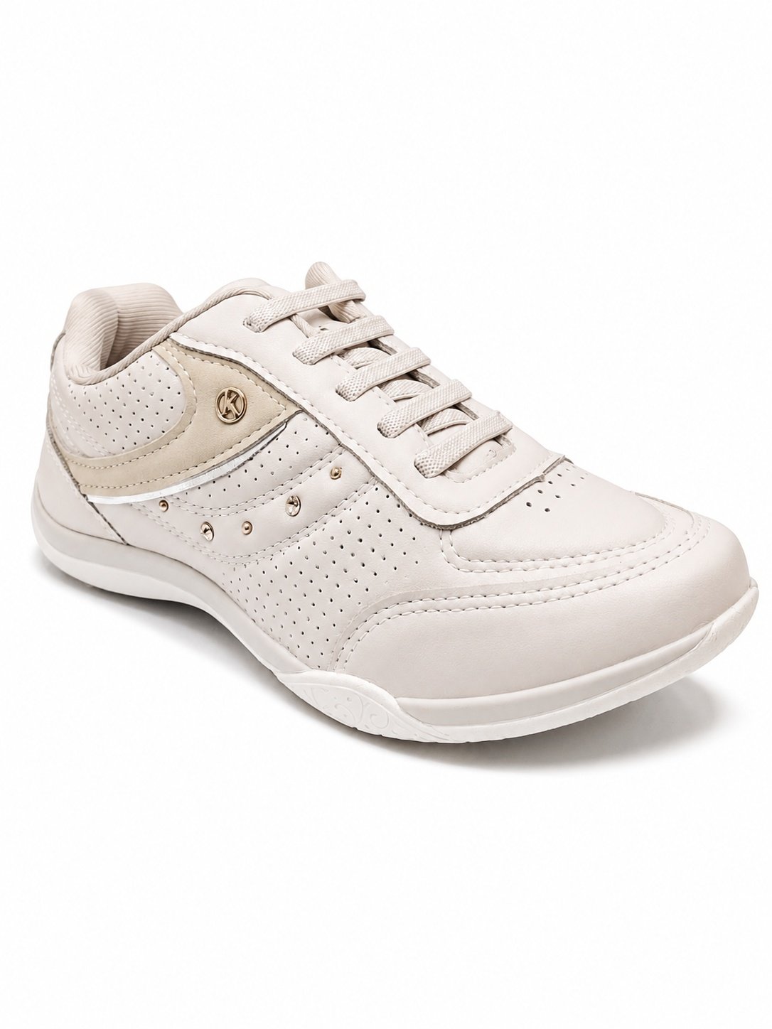 Kolosh Tenis Feminino Gris Design Vazado Leveza