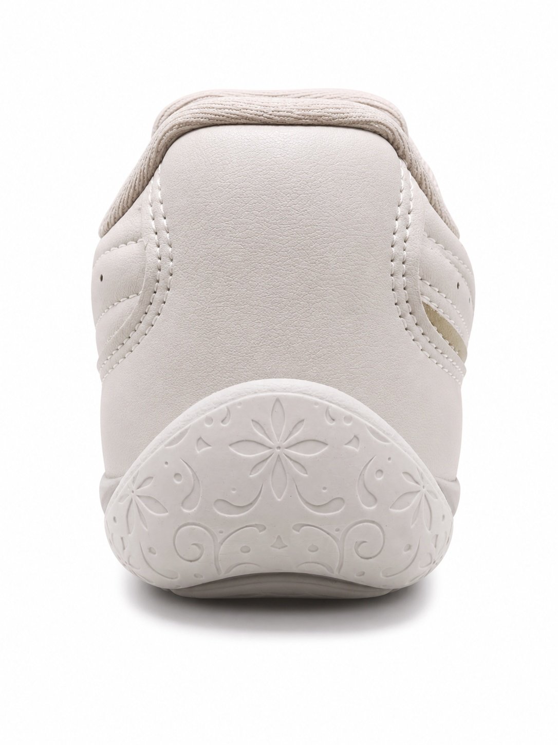 Kolosh Tenis Feminino Gris Design Vazado Leveza Branco/Bege 5