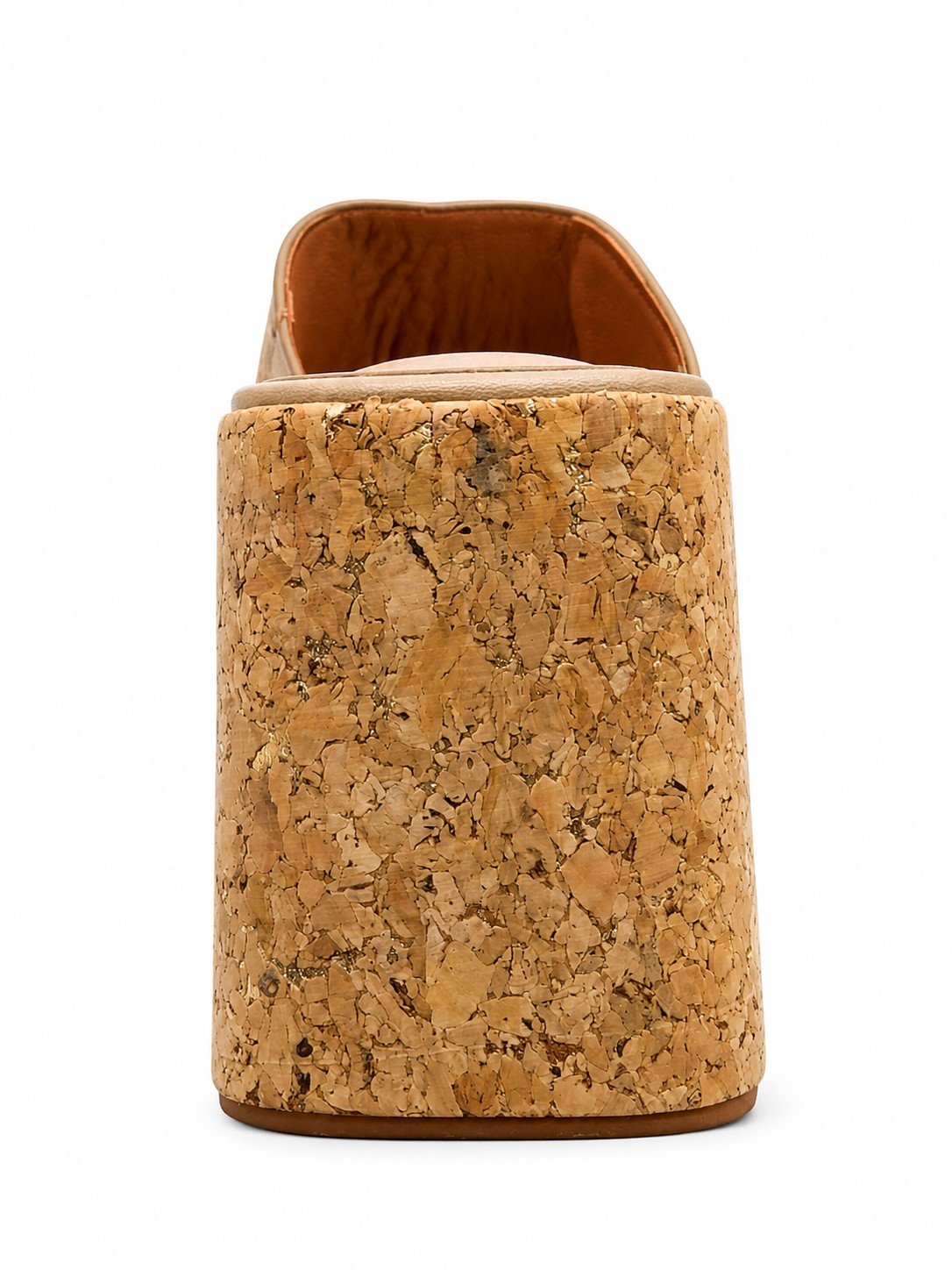 Vizzano Tamanco Plataforma Cortica Bege Feminino Casual Bege 6