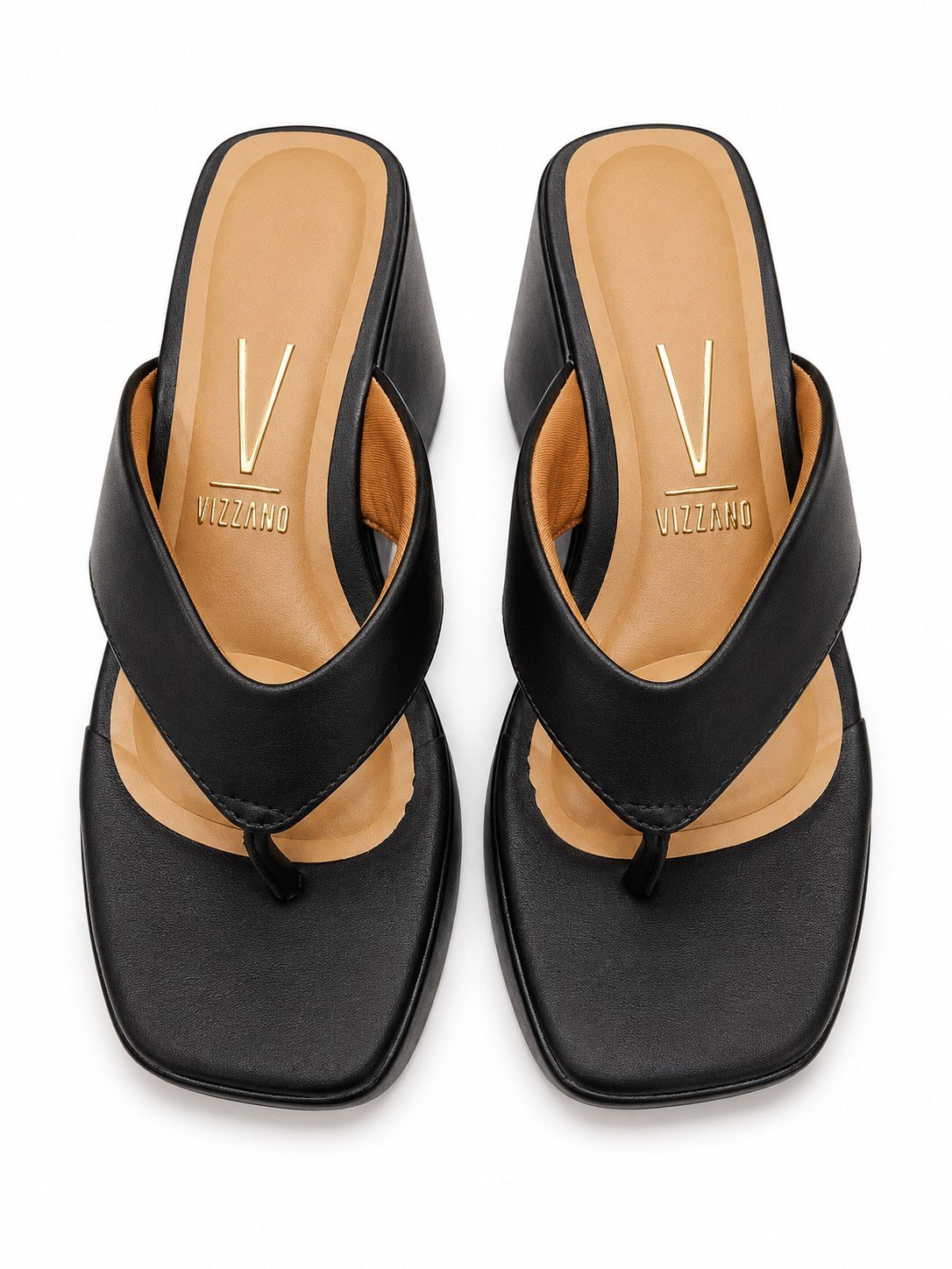 Tamanco Plataforma Feminina Vizzano Anabela Preta Casual