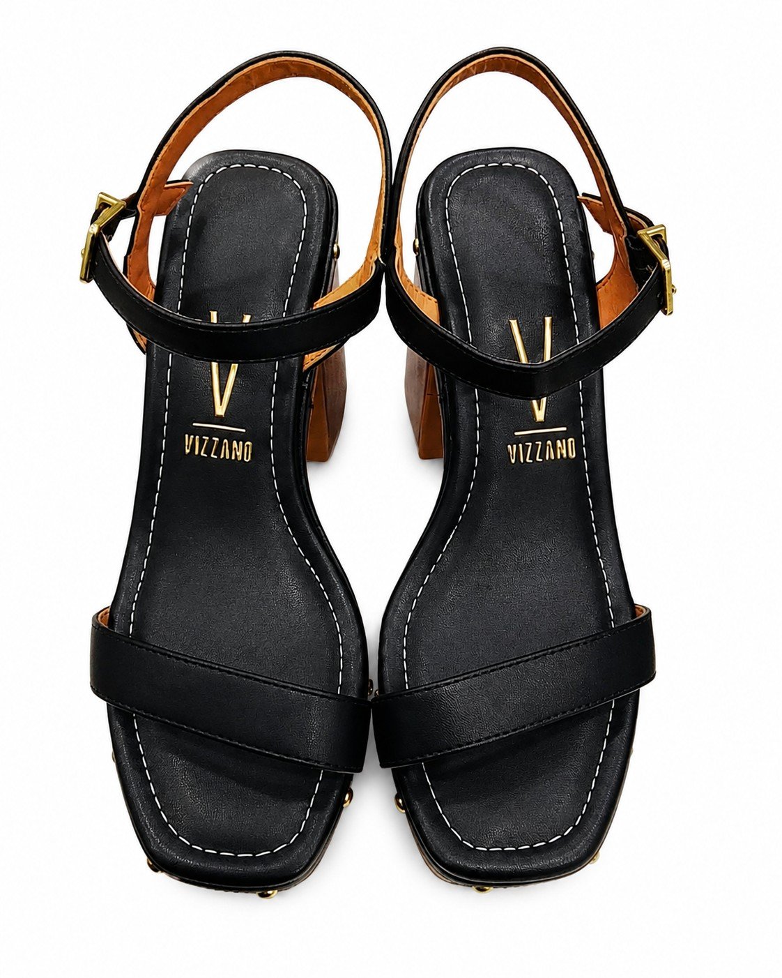 Sandalia Vizzano Feminino Preto Camel Design Sofisticado  Preto/Bege 4