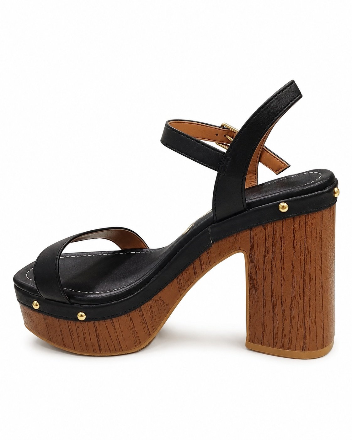 Sandalia Vizzano Feminino Preto Camel Design Sofisticado  Preto/Bege 6