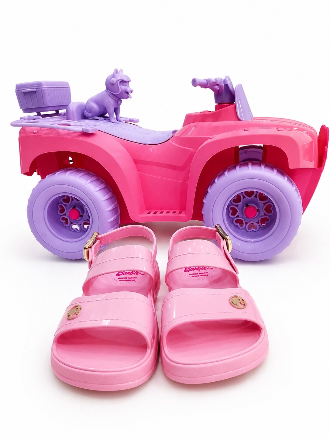 Sandalia Grendene Rosa Claro Meninas Fivela Ajustavel Leve Rosa 5