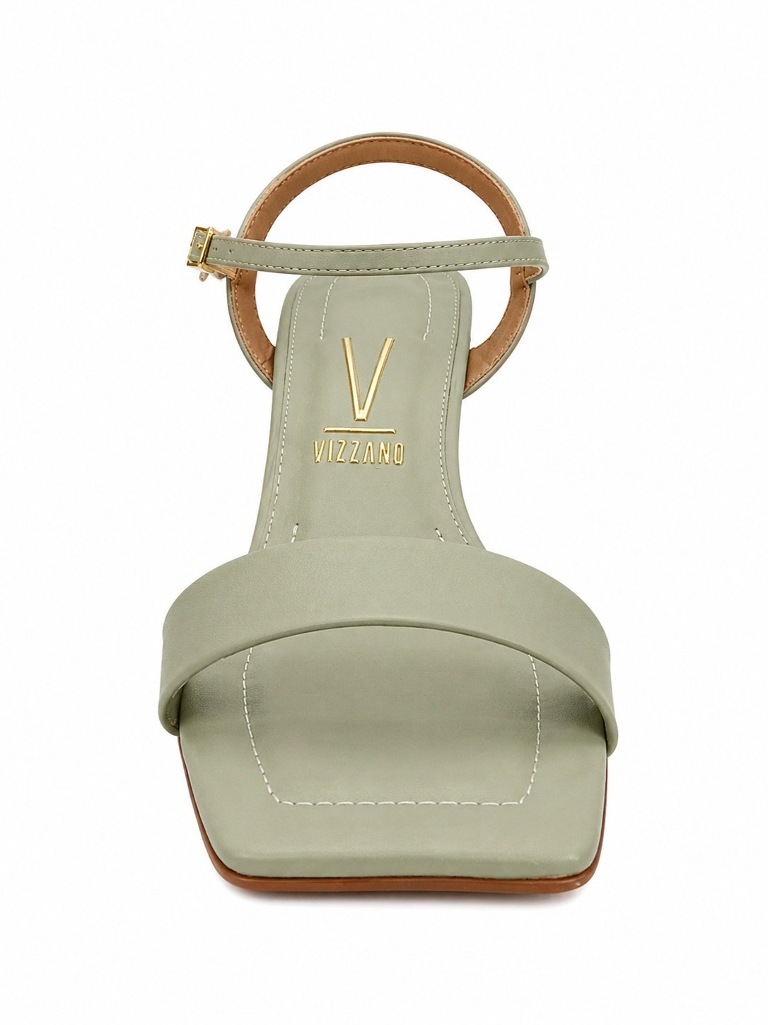 Sandalia Feminina Vizzano Verde Luna Salto Bloco Fivela Verde 3