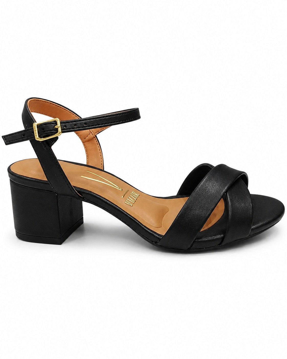 Sandalia Pelica  Vizzano Preta Feminina Estilo Moderno Preto 2