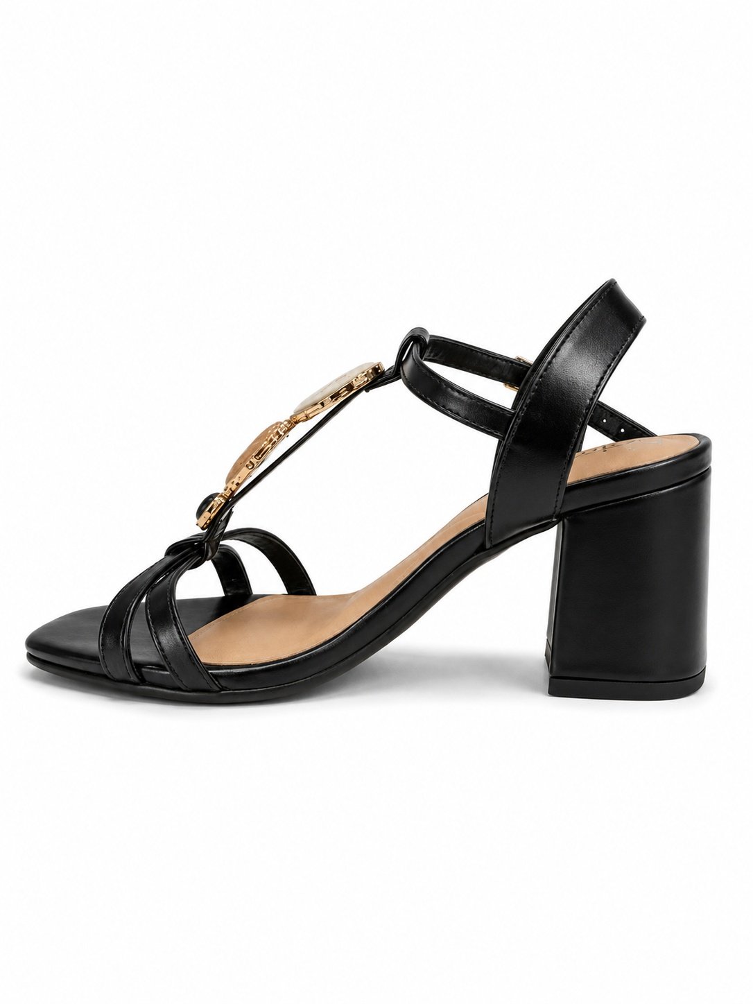 Sandalia Beira Rio Pedraria Feminino Estilo Moderno Preta Preto 5
