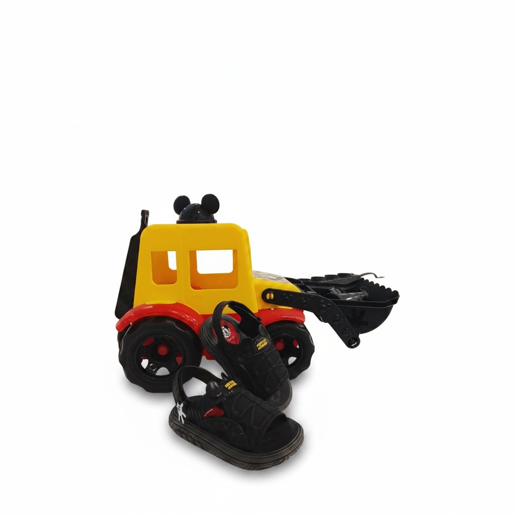 Grendene Sandalia Infantil Preto Vermelho Meninos Leveza Preto/Vermelho 5