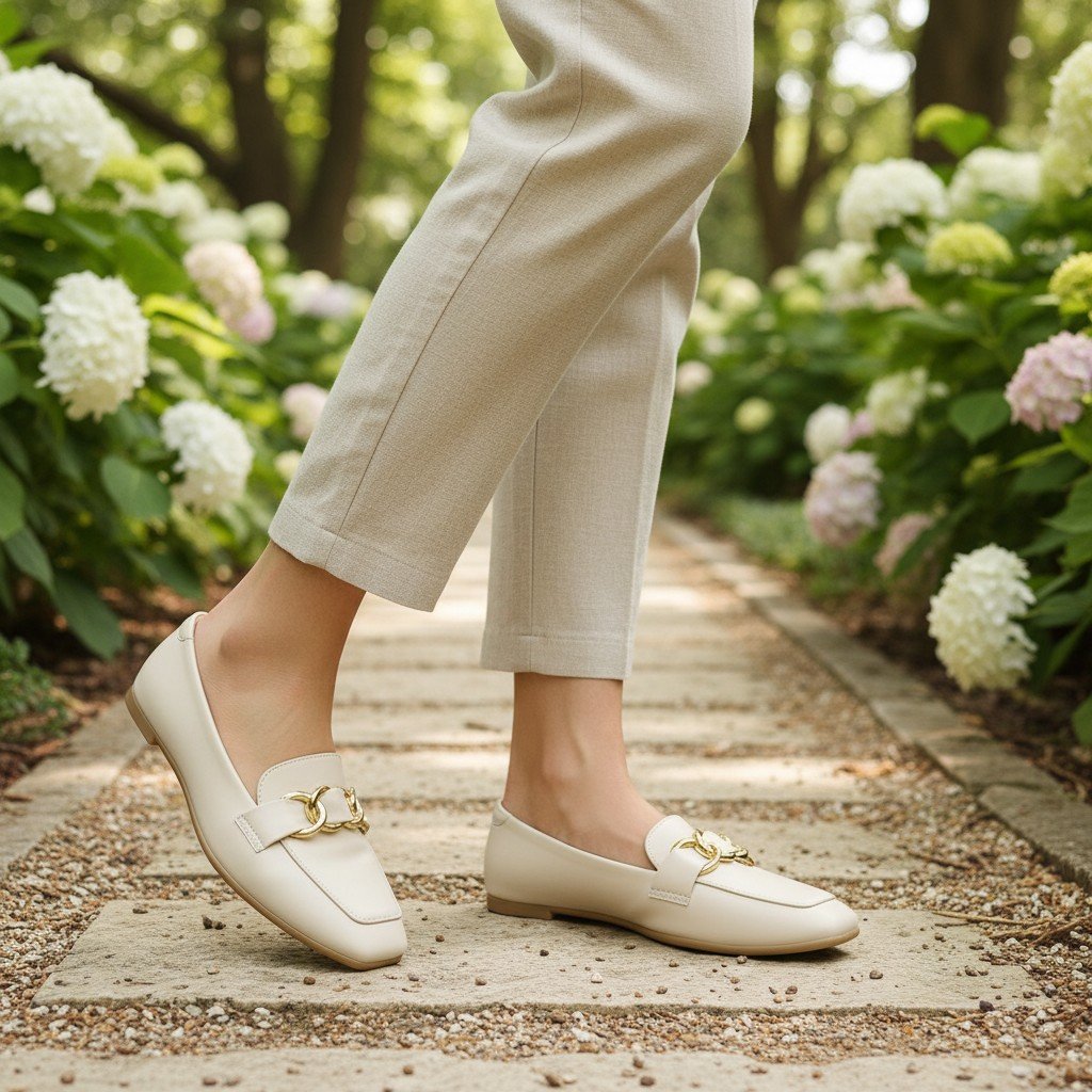 Sapatilha Moleca Feminina Branco Off Corrente Dourada Casual Branco 3