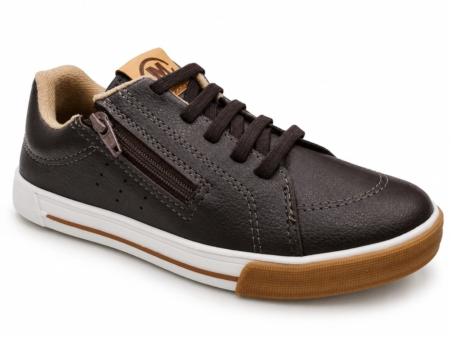 Tenis Casual Molekinho Cafe Meninos 2400364 Calce Facil 