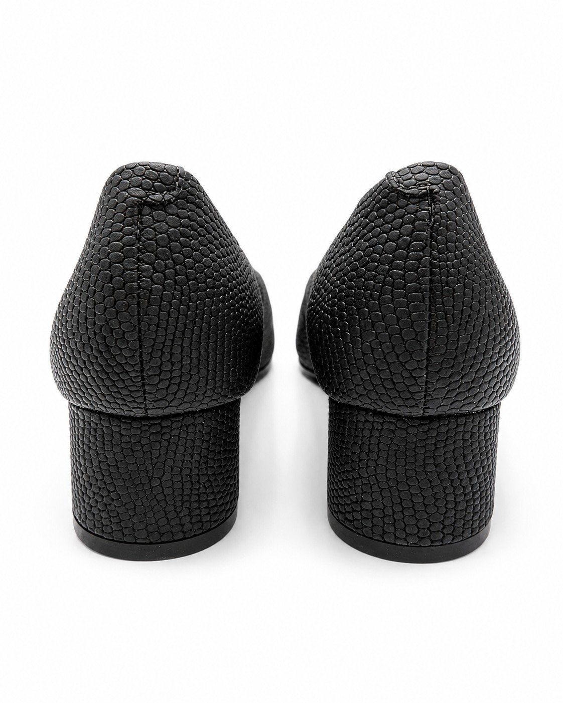 Sapato Beira Rio Nobuck Iguana Preto Elegancia Texturizada Preto 6