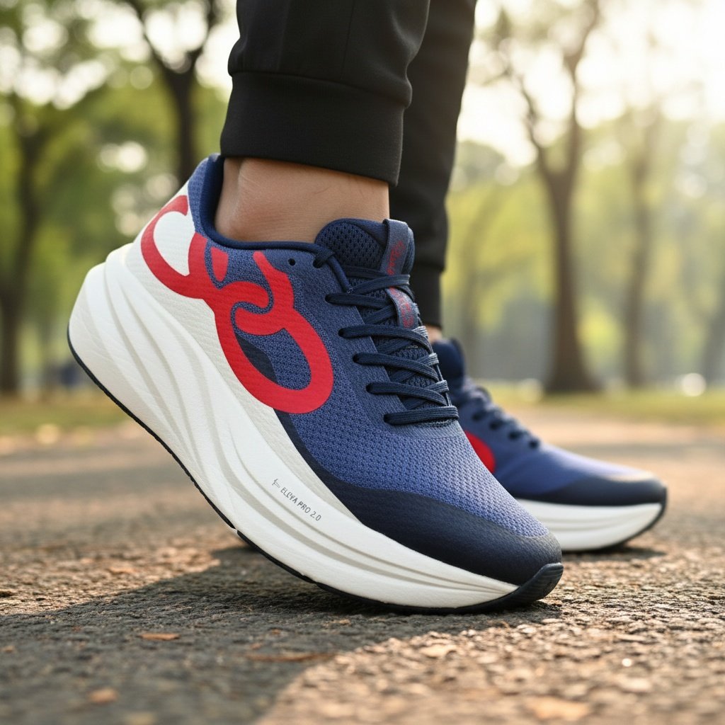 Tenis Olympikus Veloz 4 Masculino Azul Vermelho Corrida Azul/Vermelho 3