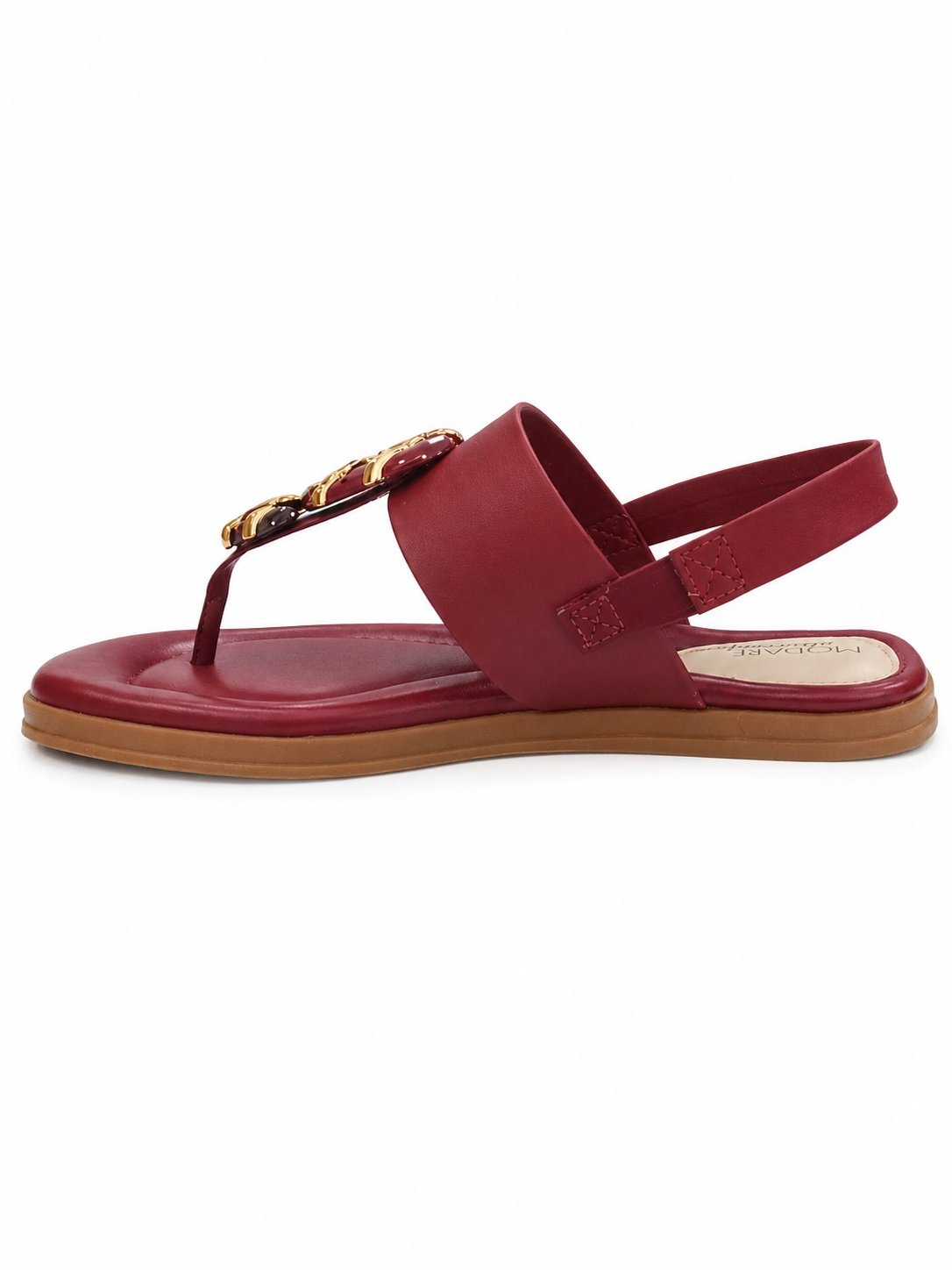 Sandalia Modare Vermelha Feminino Anatomica Versatil Vermelho 5