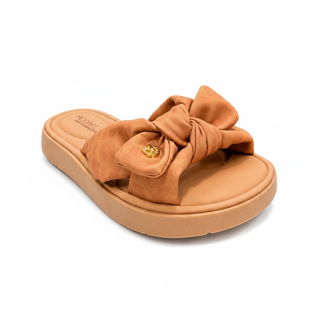 Tamanco Modare Nude Slide Elegante Confortavel