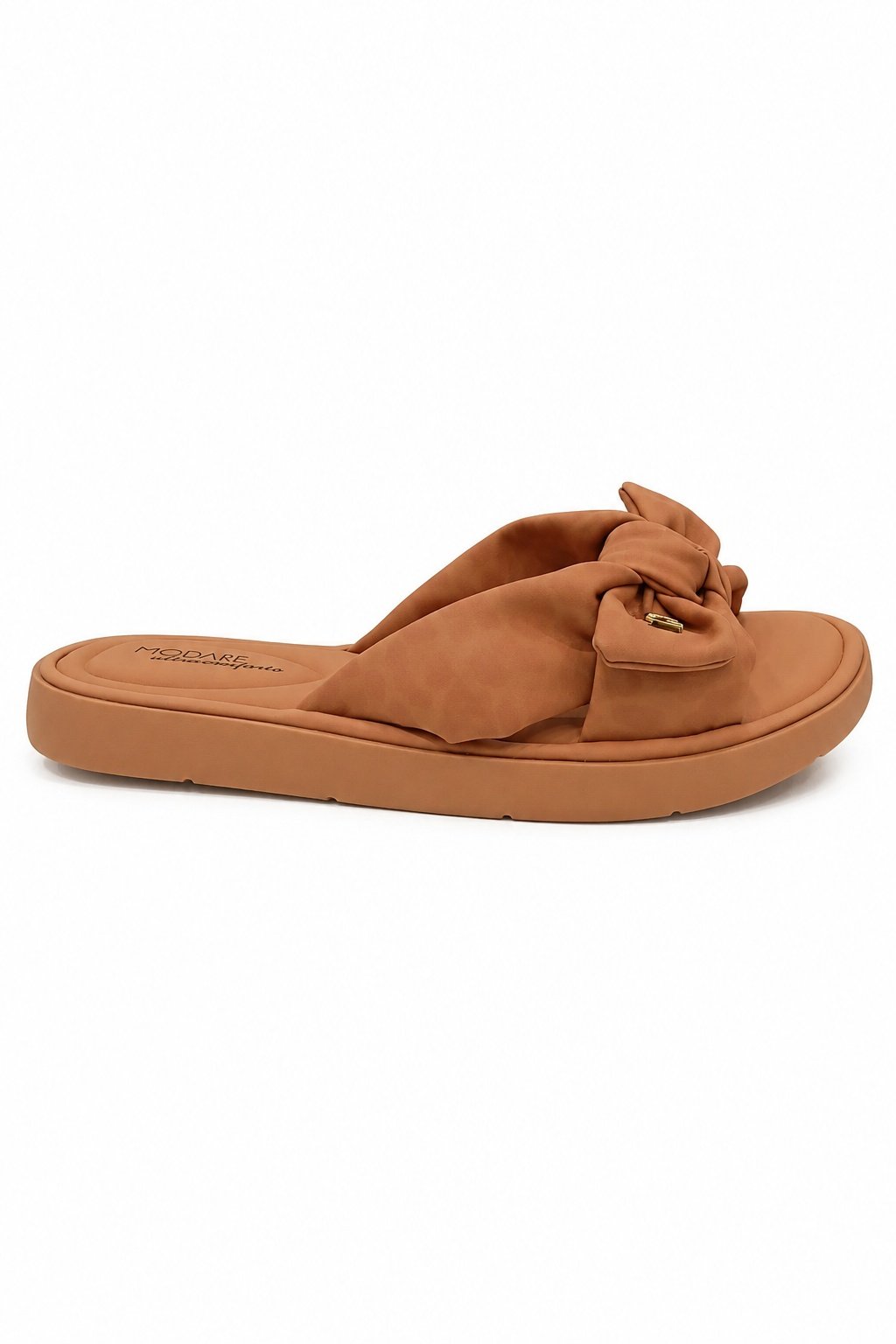Tamanco Modare Nude Slide Elegante Confortavel Bege 2