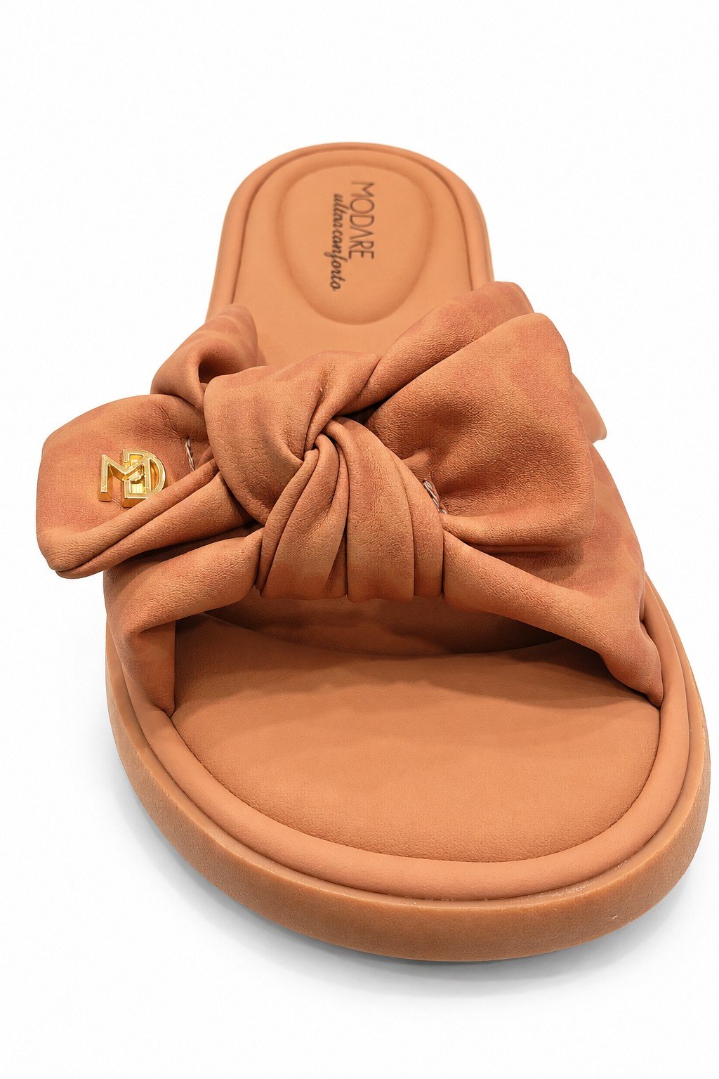 Tamanco Modare Nude Slide Elegante Confortavel Bege 4