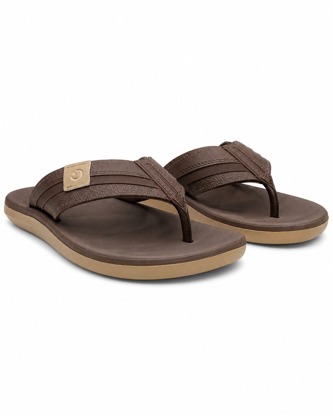 Chinelo Cartago Masculino Dedo Marrom Bege Antiderrapante Marrom/Verde 4