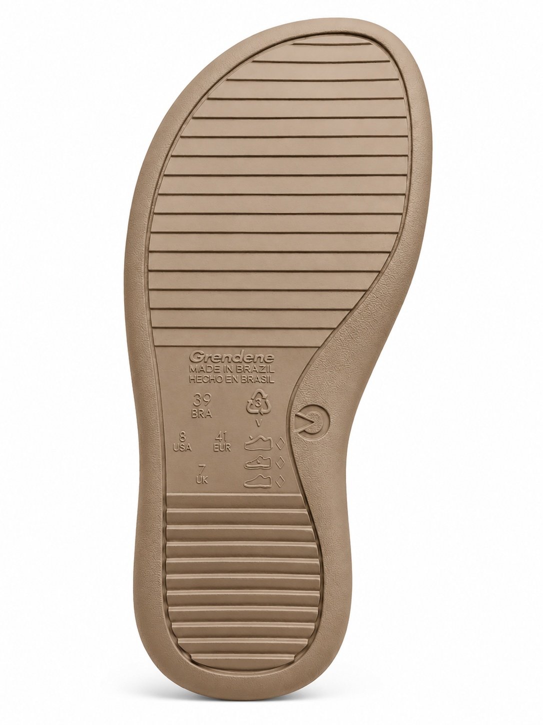 Chinelo Cartago Masculino Dedo Marrom Bege Antiderrapante Marrom/Verde 6