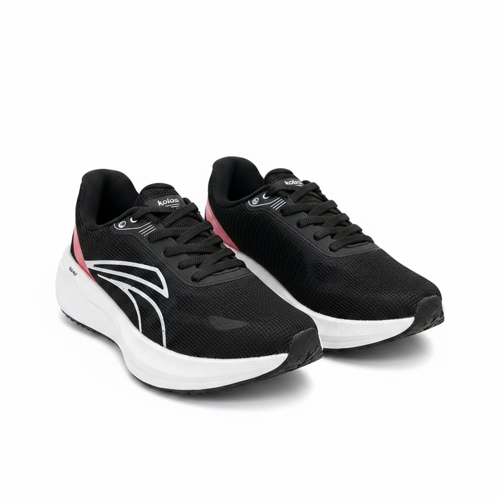 Tenis Kolosh Preto Goiaba White Mesh Respiravel Urbano Preto 3