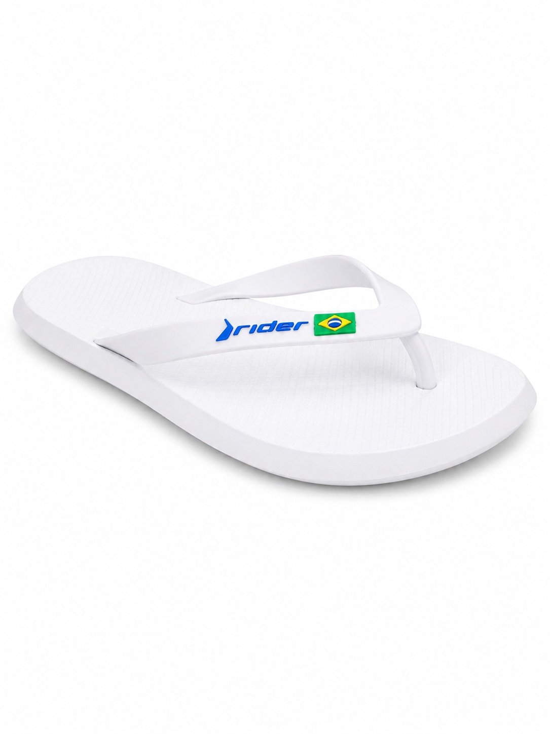 Chinelo Rider Branco Azul Design Ergonomico Masculino