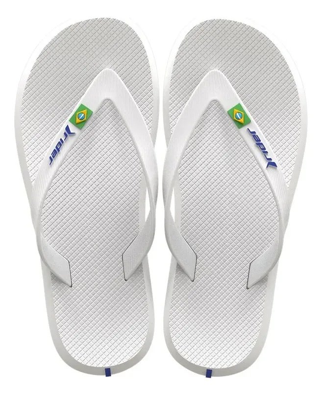 Chinelo Rider Branco Azul Design Ergonomico Masculino Branco/Azul 4