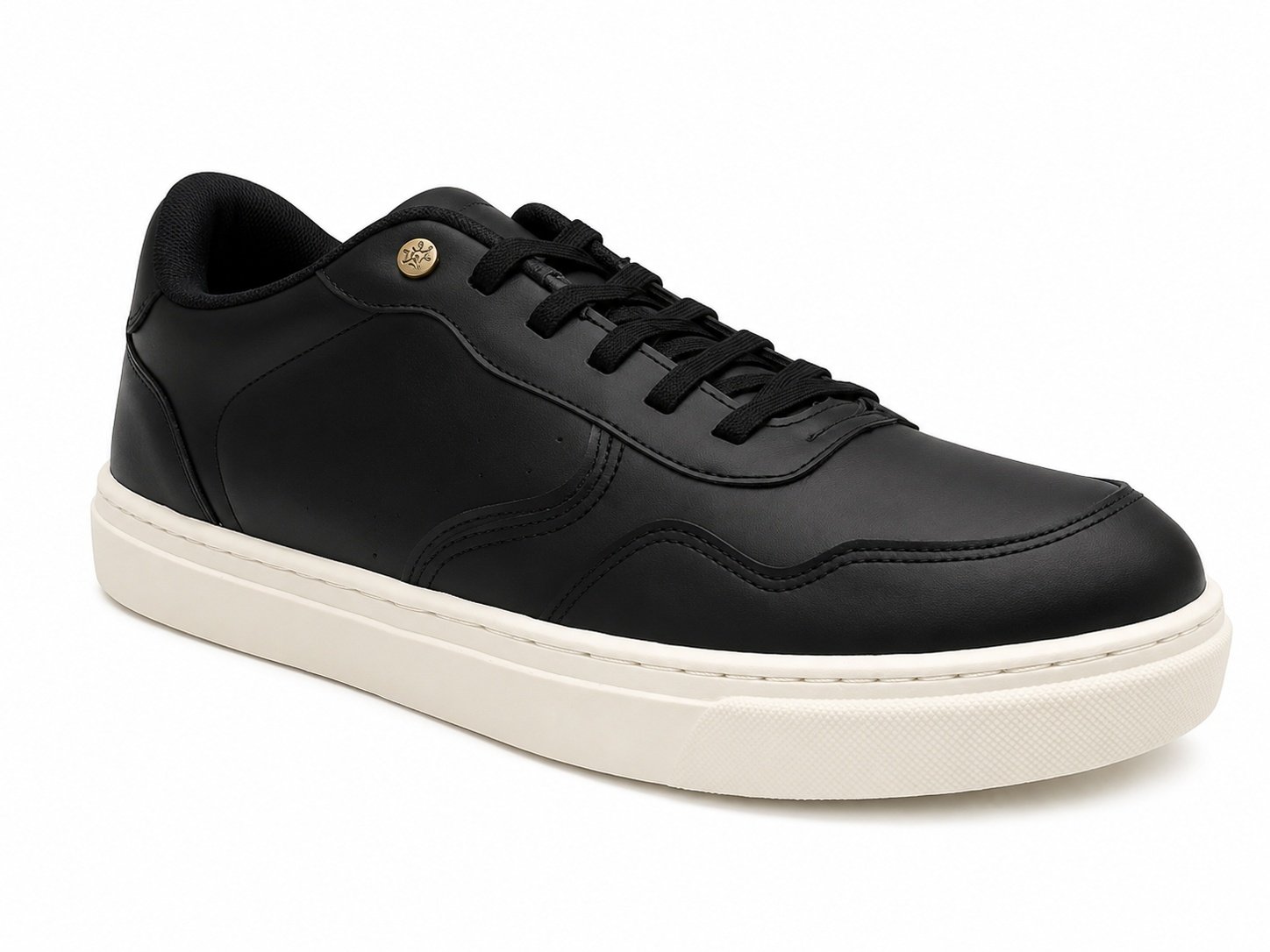 Tenis GDV Masculino Preto Casual Solado Branco Off Urbano