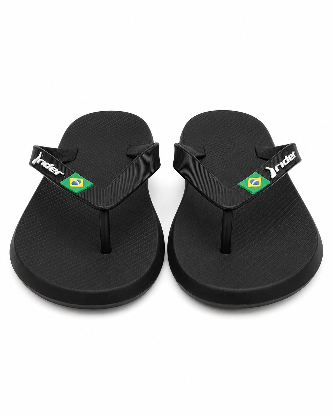 Chinelo Rider R1 Brasil Infantil Meninos Preto Casual Preto 5