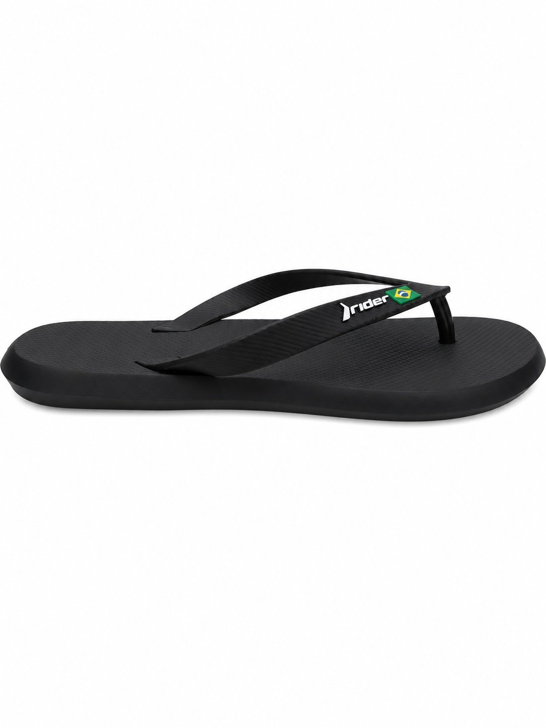 Chinelo Rider R1 Brasil Masculino Preto Casual Confortavel Preto 4