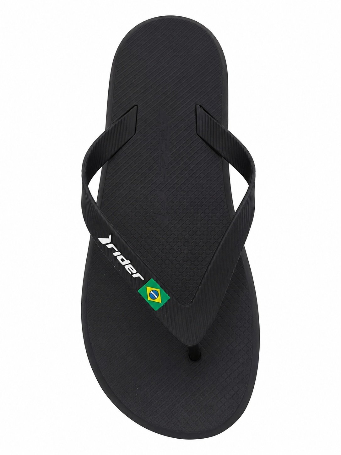 Chinelo Rider R1 Brasil Masculino Preto Casual Confortavel Preto 5