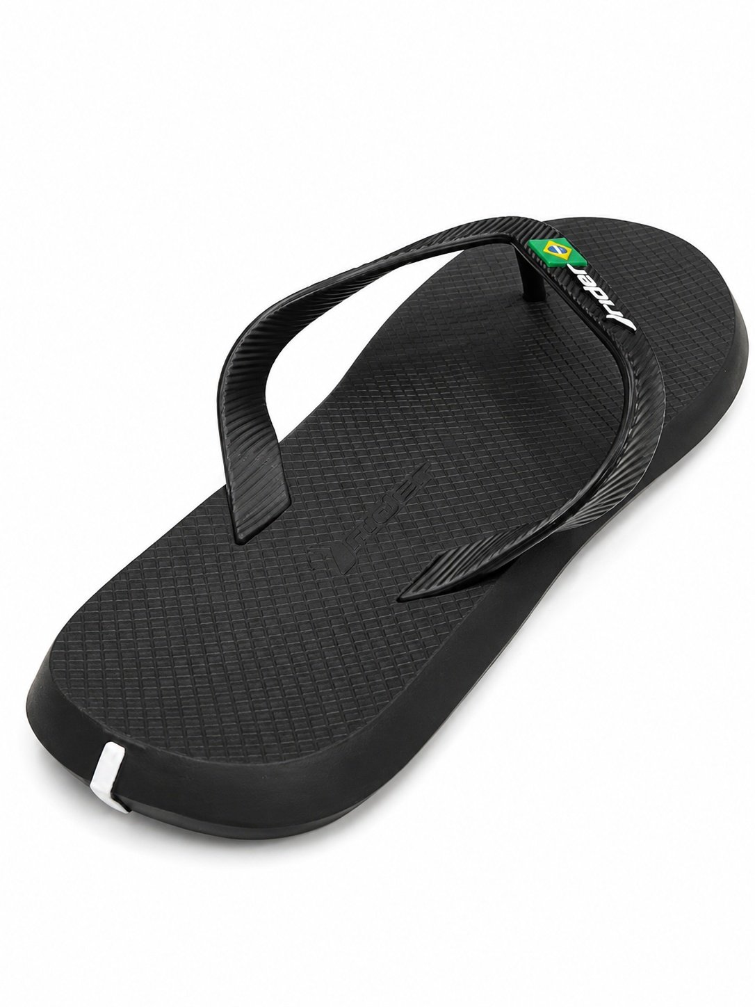 Chinelo Rider R1 Brasil Masculino Preto Casual Confortavel Preto 6